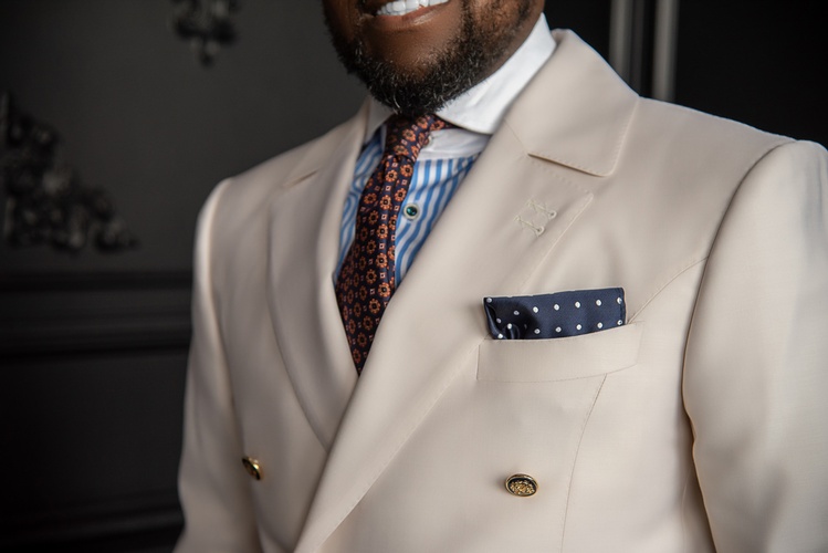 Luxury Fabric with Sophisticated Details at Prosper Daniels Clothing - Mens Accessories Toronto